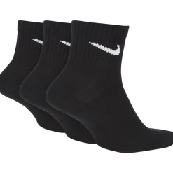 Nike Everyday Lightweight Enkelsokken 3-Pack Zwart Wit