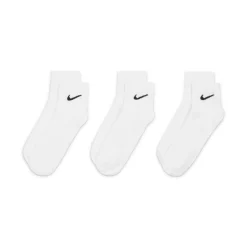 Nike Everyday Lightweight Enkelsokken 3-Pack Wit Zwart