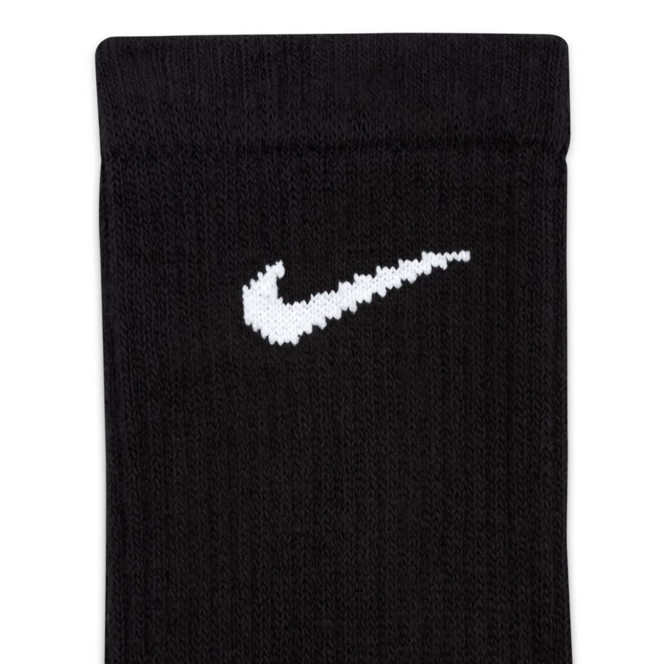 Nike Everyday Plus Cushioned Crew Sportsokken 3-Pack Zwart Wit