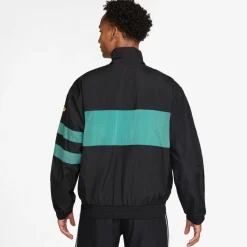 Nike FC Barcelona Repel Woven Trainingsjack 1996 Zwart Lichtgroen Goudgeel