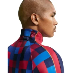Nike FC Barcelona Strike Pre-Match Trainingstrui 1/4-Zip 2026-2027 Rood Donkerblauw Geel