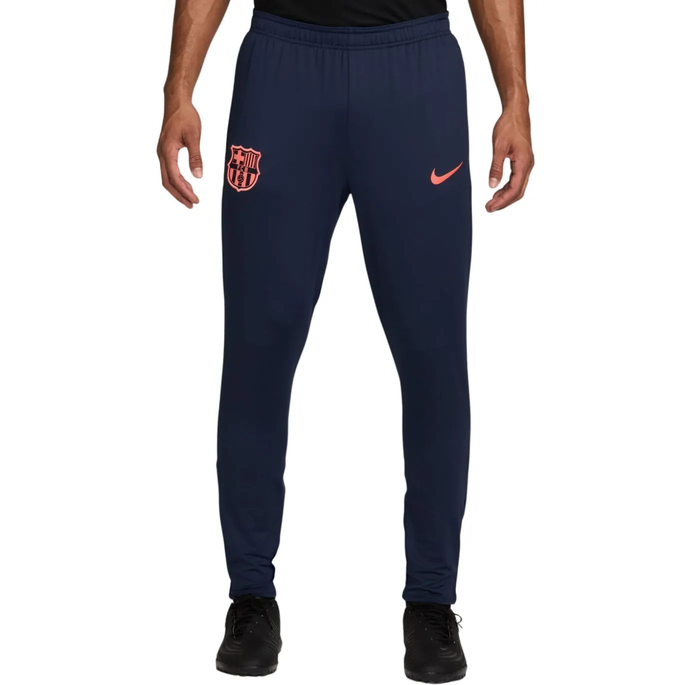 Nike FC Barcelona Strike Trainingsbroek 2025-2026 Donkerblauw Oranje