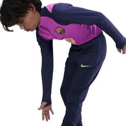 Nike FC Barcelona Strike Trainingsbroek 2025-2026 Kids Donkerblauw Goud