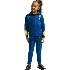 Nike FC Barcelona Strike Trainingspak 2025-2026 Kleuters/Kids Donkerblauw Felgeel