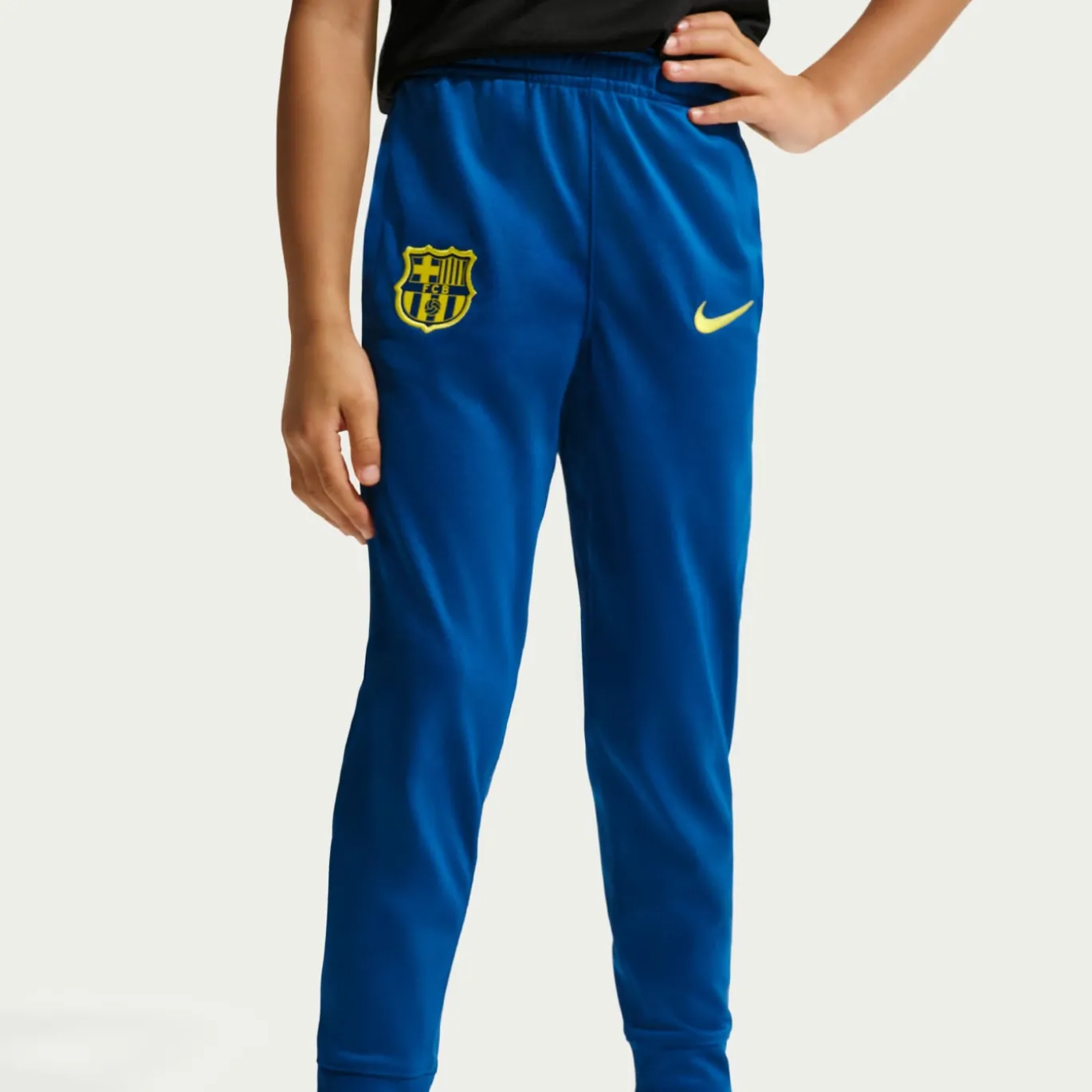 Nike FC Barcelona Strike Trainingspak 2025-2026 Kleuters/Kids Donkerblauw Felgeel