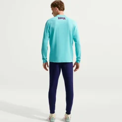 Nike FC Barcelona Strike Trainingsjack 2026-2027 Lichtgroen Donkerblauw Rood
