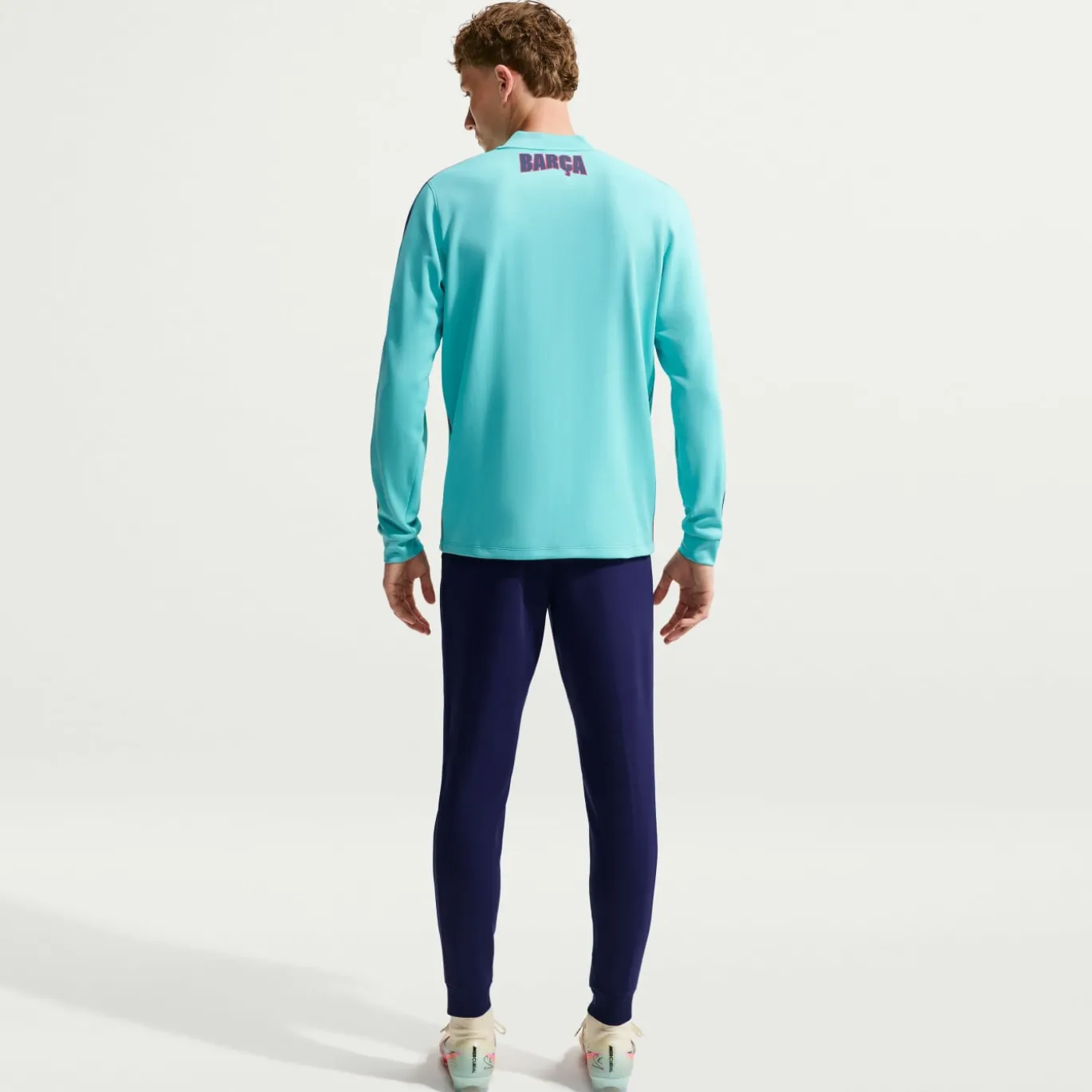 Nike FC Barcelona Strike Trainingsjack 2026-2027 Lichtgroen Donkerblauw Rood