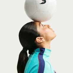 Nike FC Barcelona Strike Trainingstrui 1/4-Zip 2026-2027 Dames Licht Turquoise Donkerblauw Rood
