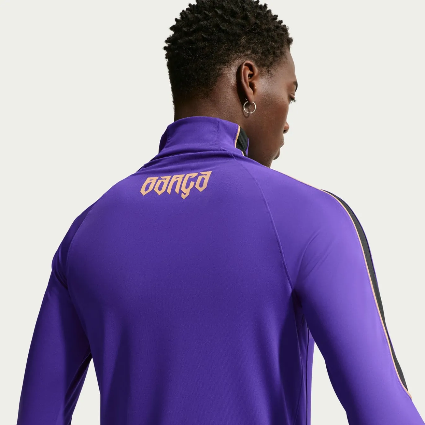 Nike FC Barcelona Strike Trainingstrui 1/4-Zip 2026-2027 Paars Zwart Goud