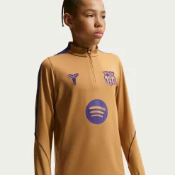 Nike FC Barcelona Strike Trainingstrui 1/4-Zip 2026-2027 Kids Goud Paars