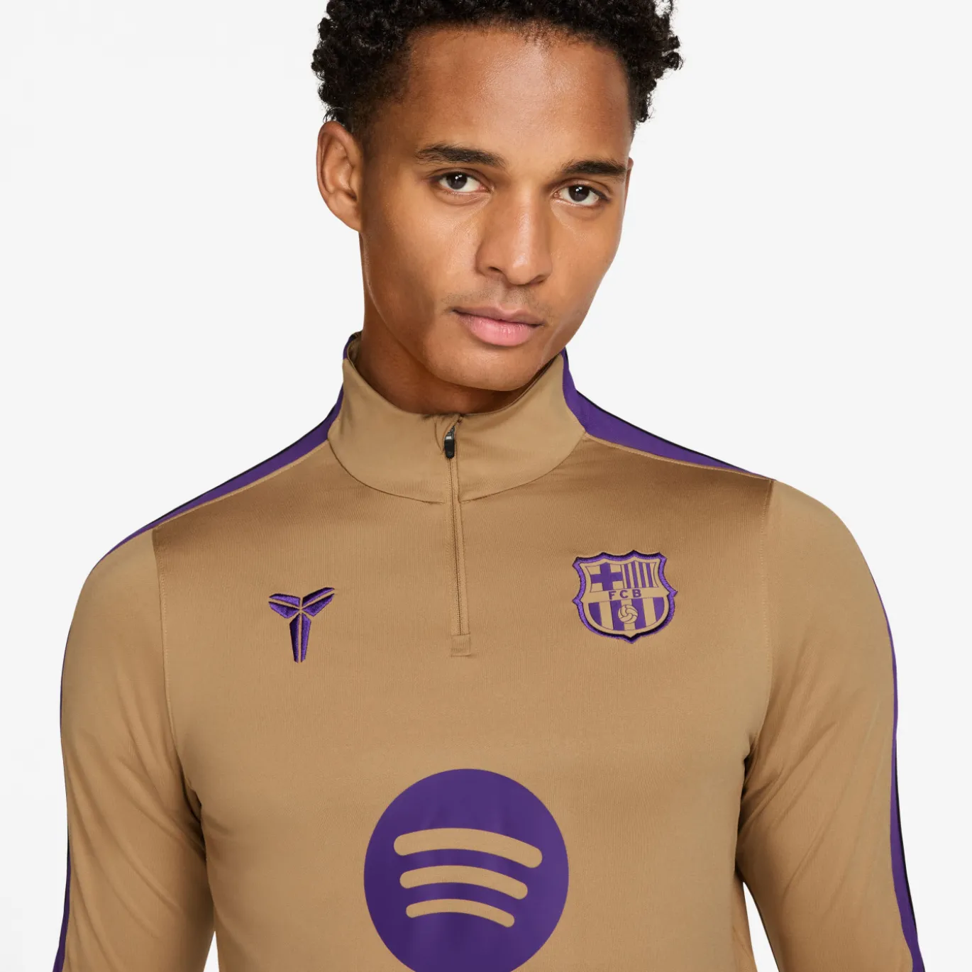 Nike FC Barcelona Strike Trainingstrui 1/4-Zip 2026-2027 Goud Paars