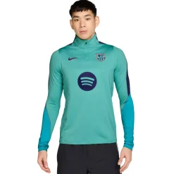 Nike FC Barcelona Strike Trainingstrui 1/4-Zip 2026-2027 Licht Turquoise Donkerblauw Rood