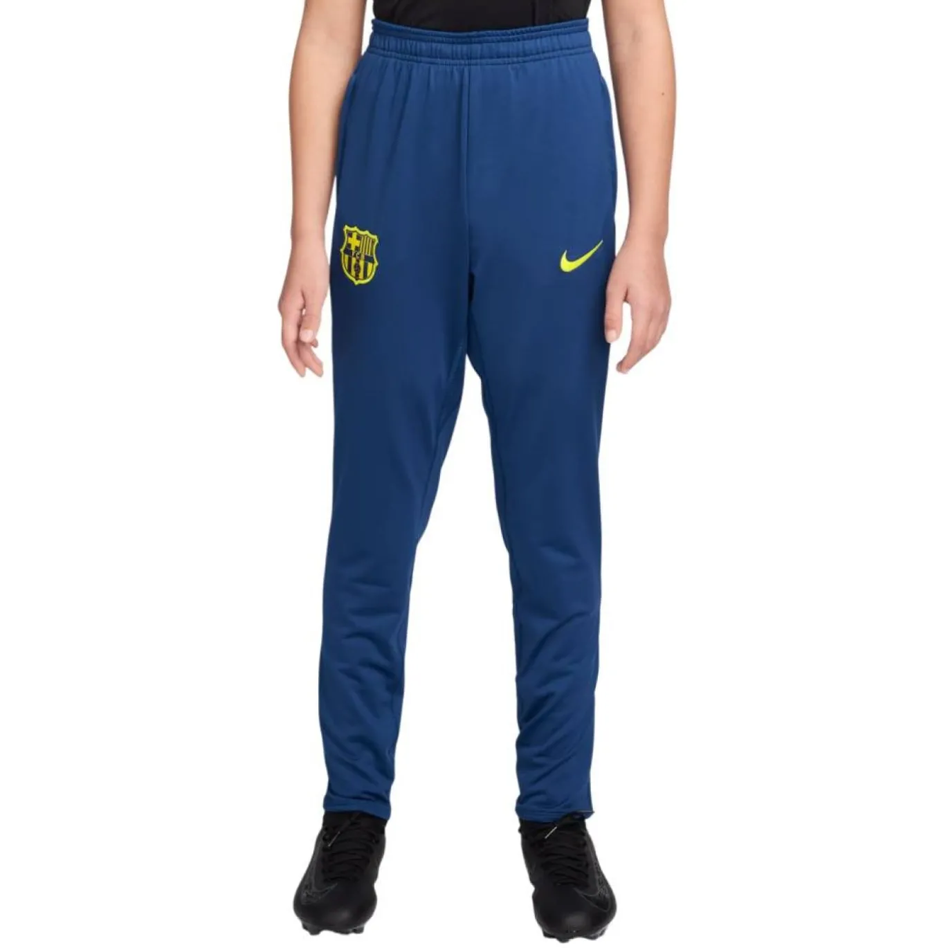 Nike FC Barcelona Strike Trainingsbroek 2025-2026 Kids Donkerblauw Felgeel