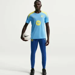 Nike FC Barcelona Strike Trainingsbroek 2025-2026 Donkerblauw Felgeel