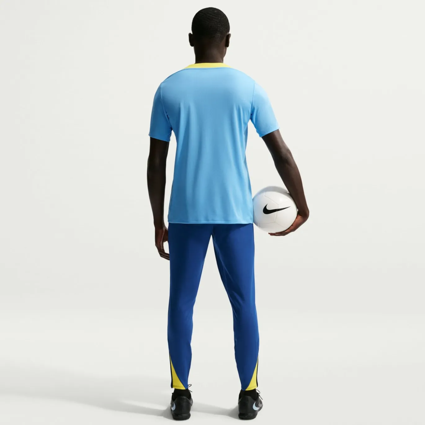Nike FC Barcelona Strike Trainingsbroek 2025-2026 Donkerblauw Felgeel