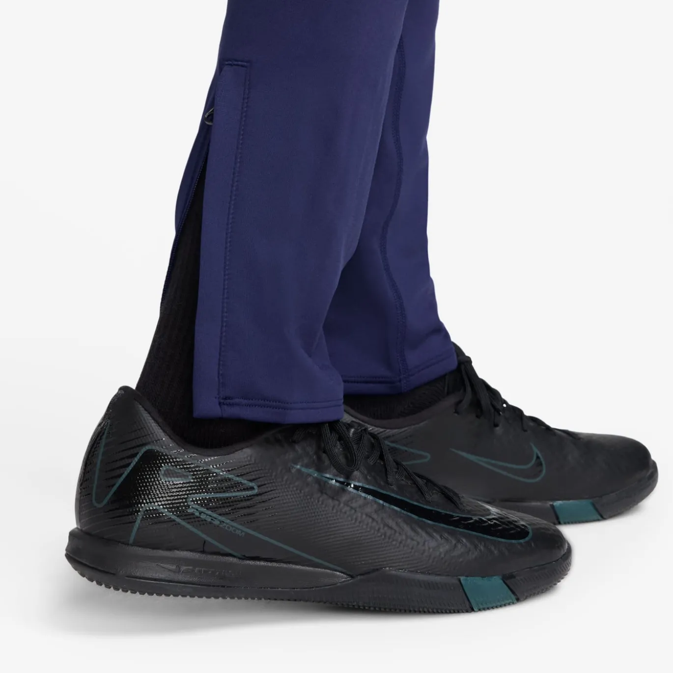 Nike FC Barcelona Strike Trainingsbroek 2026-2027 Kids Donkerblauw Lichtgroen