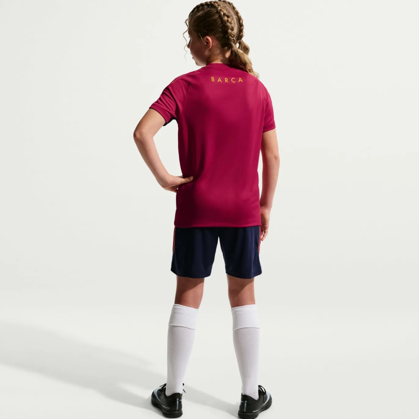 Nike FC Barcelona Strike Trainingsset 2026-2027 Kids Rood Donkerblauw Geel