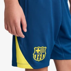 Nike FC Barcelona Strike Trainingsbroekje 2025-2026 Kids Donkerblauw Felgeel