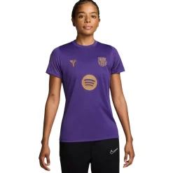 Nike FC Barcelona Strike Trainingsshirt 2026-2027 Dames Paars Goud Zwart