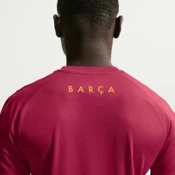 Nike FC Barcelona Strike Trainingsshirt 2026-2027 Rood Donkerblauw Geel