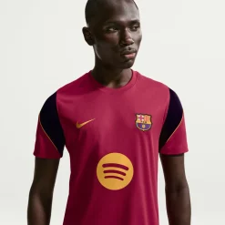 Nike FC Barcelona Strike Trainingsshirt 2026-2027 Rood Donkerblauw Geel