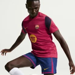 Nike FC Barcelona Strike Trainingsshirt 2026-2027 Rood Donkerblauw Geel