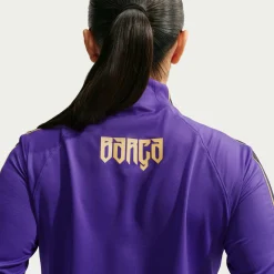Nike FC Barcelona Strike Trainingspak 1/4-Zip 2026-2027 Dames Paars Zwart Goud