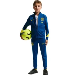 Nike FC Barcelona Strike Trainingspak 2025-2026 Kids Donkerblauw Felgeel