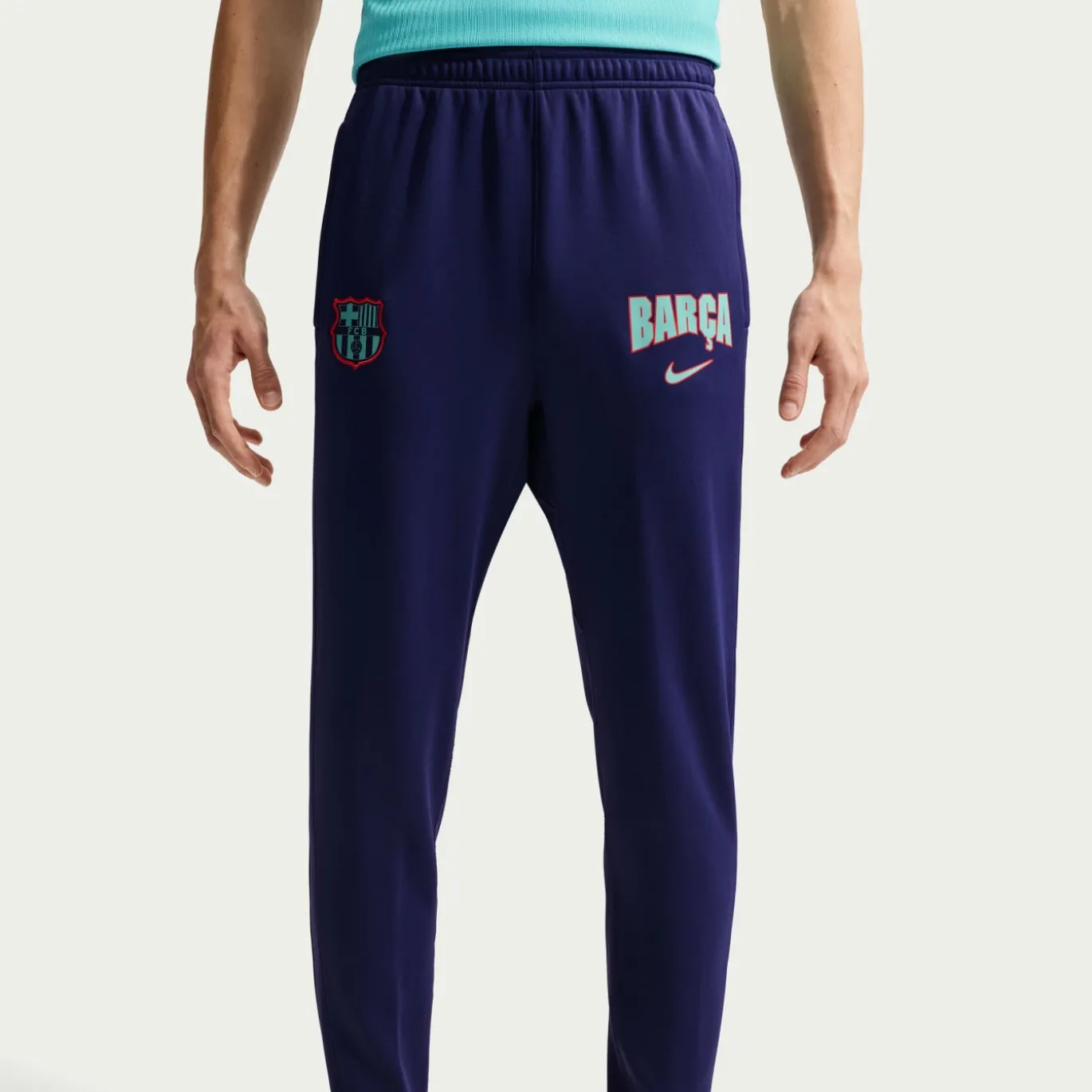 Nike FC Barcelona Strike Trainingspak 2026-2027 Lichtgroen Donkerblauw Rood