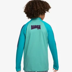 Nike FC Barcelona Strike Trainingspak 1/4-Zip 2026-2027 Kids Licht Turquoise Donkerblauw