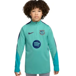 Nike FC Barcelona Strike Trainingspak 1/4-Zip 2026-2027 Kids Licht Turquoise Donkerblauw