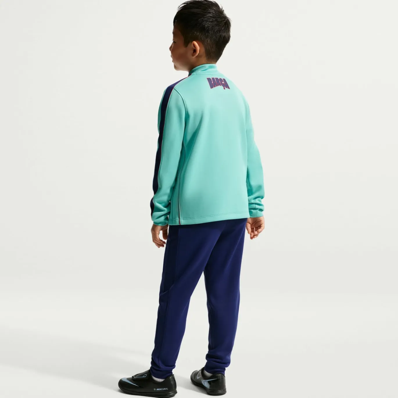 Nike FC Barcelona Strike Trainingspak 2026-2027 Kleuters Lichtgroen Donkerblauw Rood