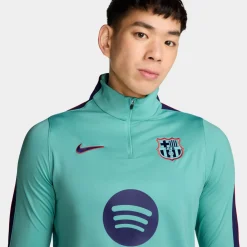 Nike FC Barcelona Strike Trainingspak 1/4-Zip 2026-2027 Licht Turquoise Donkerblauw