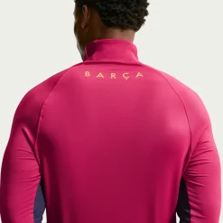Nike FC Barcelona Strike Trainingspak 1/4-Zip 2026-2027 Rood Donkerblauw Geel