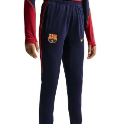Nike FC Barcelona Strike Trainingspak 1/4-Zip 2026-2027 Kids Rood Donkerblauw Geel