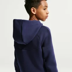 Nike FC Barcelona Tech Fleece Vest 2026-2027 Kids Donkerblauw Zwart Geel Roze