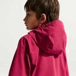 Nike FC Barcelona Tech Woven Trainingspak Hooded Full-Zip 2026-2027 Kids Rood Donkerblauw Geel