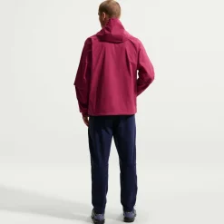 Nike FC Barcelona Tech Woven Trainingspak Hooded Full-Zip 2026-2027 Rood Donkerblauw Geel