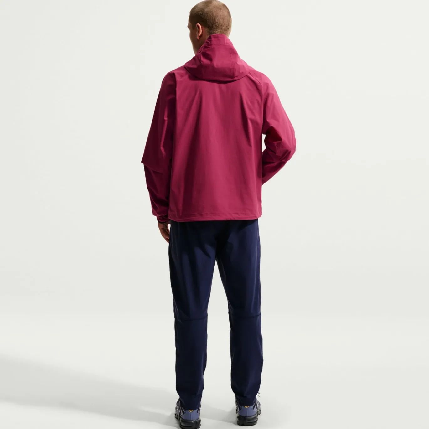 Nike FC Barcelona Tech Woven Trainingspak Hooded Full-Zip 2026-2027 Rood Donkerblauw Geel