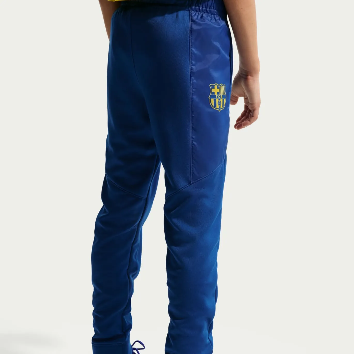 Nike FC Barcelona Trainingspak 2025-2026 Kids Donkerblauw Geel Rood