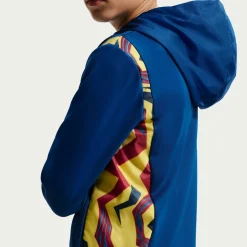 Nike FC Barcelona Trainingspak 2025-2026 Kids Donkerblauw Geel Rood