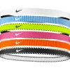 Nike Flex Classic Haardbanden 6-Pack Neongeel Roze Wit