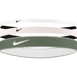 Nike Flex Classic Mixed Width Haarbanden 3-Pack Wit Lichtroze Groen