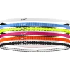 Nike Flex Classic Slim Haarbanden 6-Pack Neongeel Roze Wit