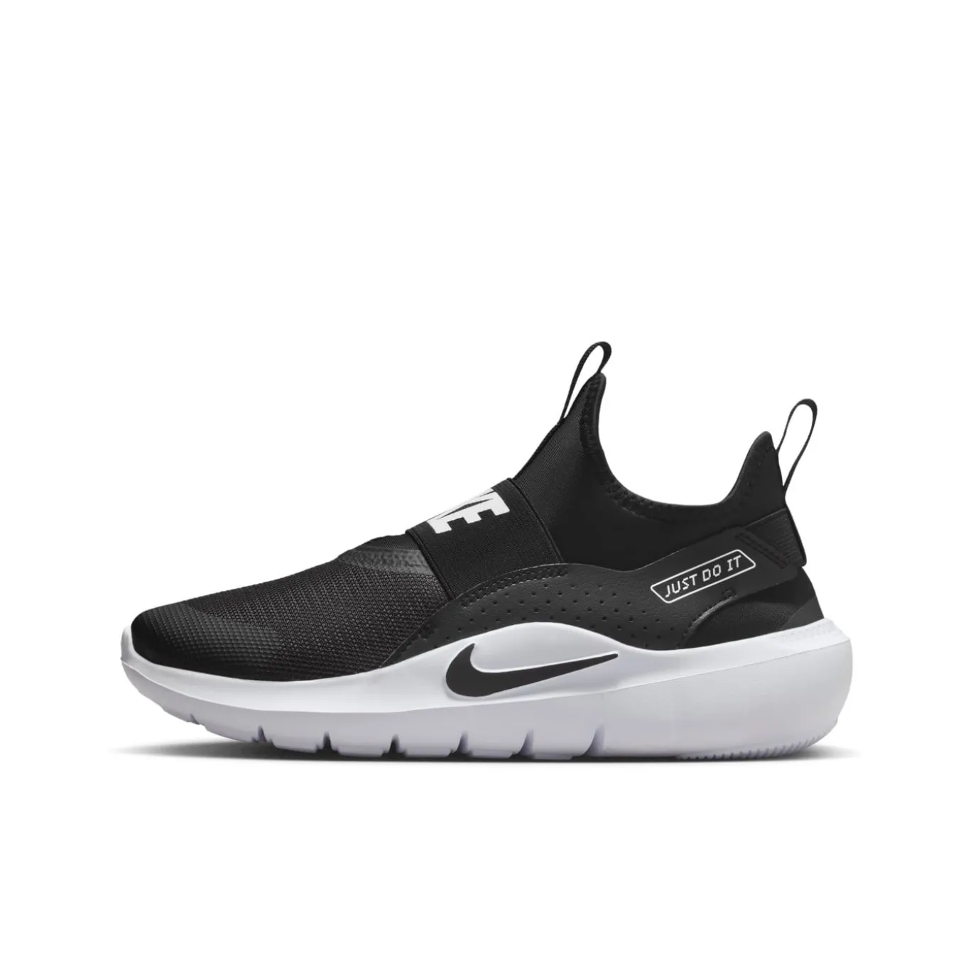 Nike Flex Runner 4 Hardloopschoenen Kids Zwart Wit
