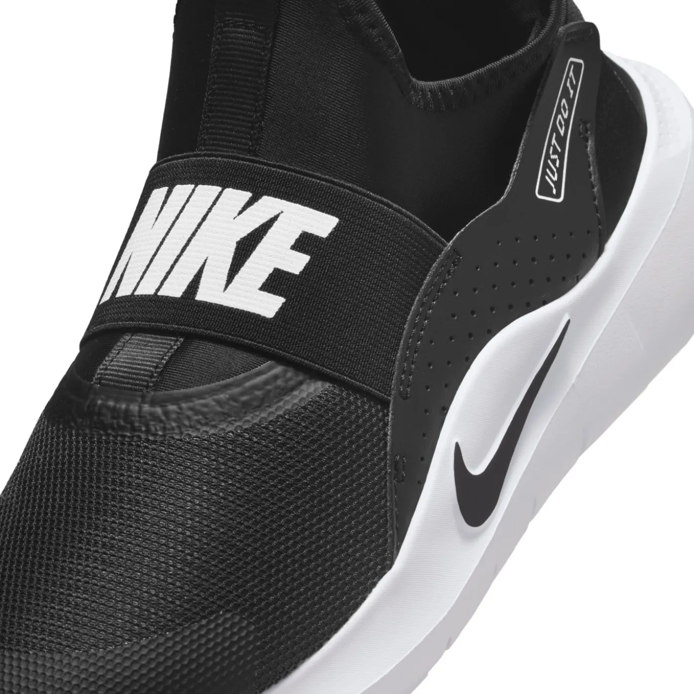 Nike Flex Runner 4 Hardloopschoenen Kids Zwart Wit