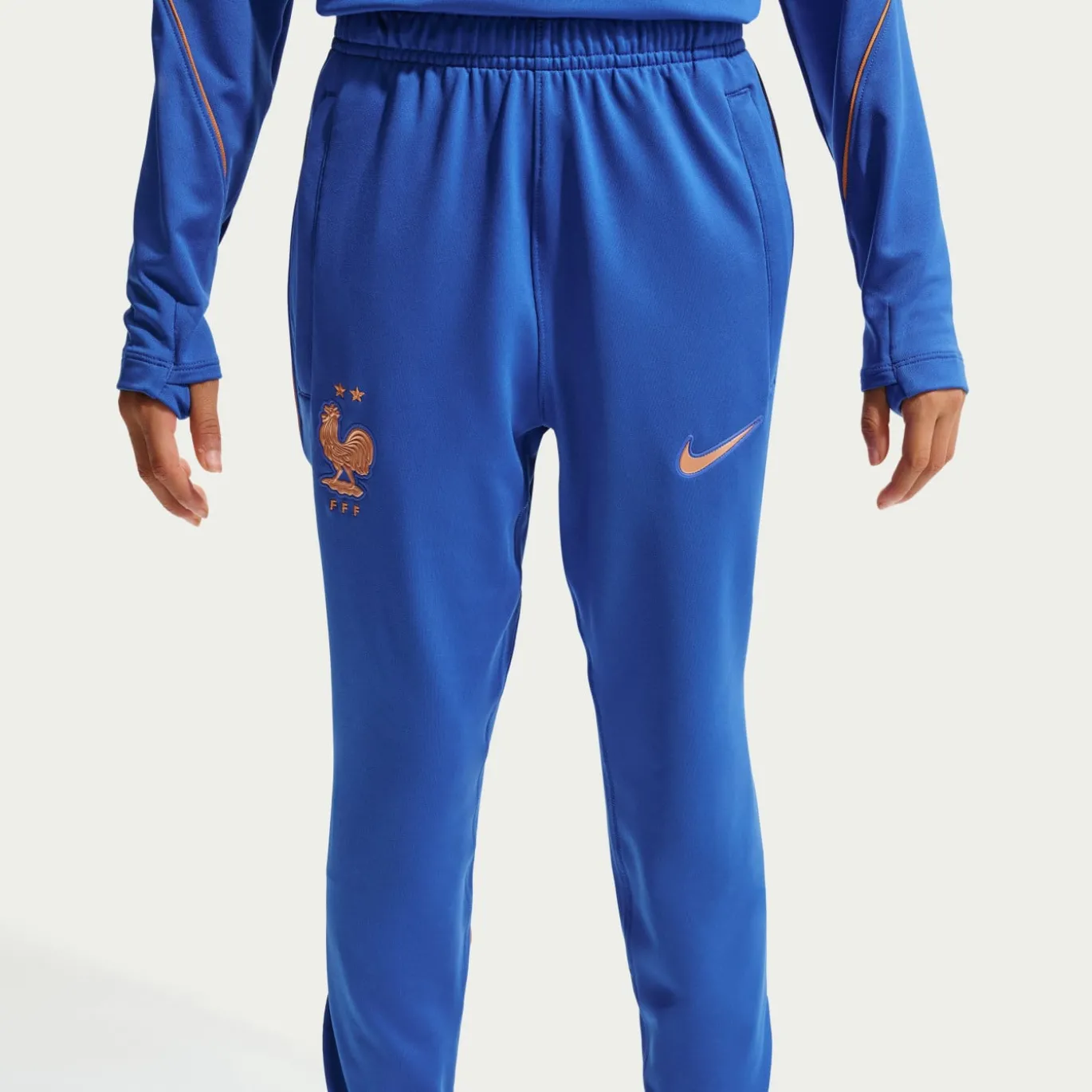 Nike Frankrijk Strike Trainingspak 1/4-Zip 2026-2028 Kids Blauw Brons
