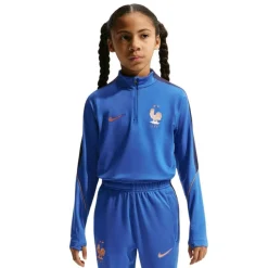Nike Frankrijk Strike Trainingspak 1/4-Zip 2026-2028 Kids Blauw Brons