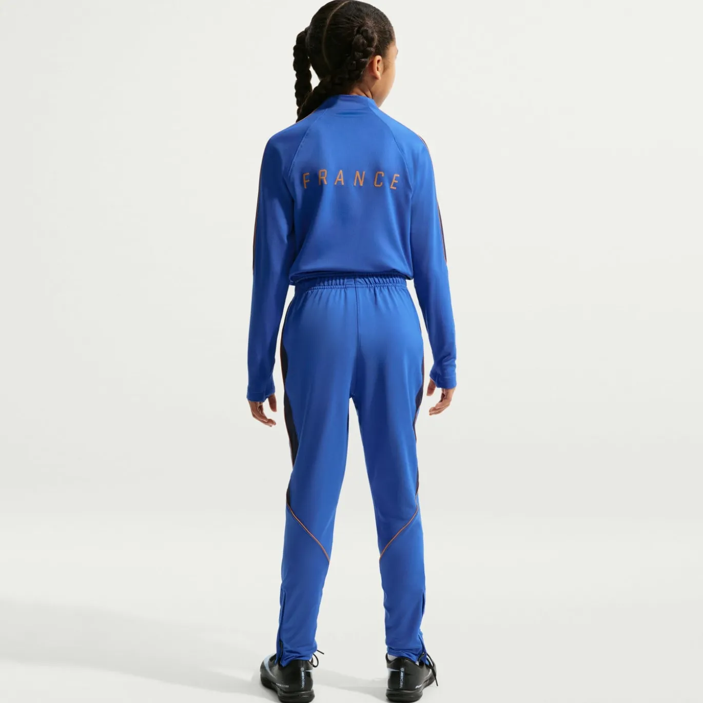 Nike Frankrijk Strike Trainingstrui 1/4-Zip 2026-2028 Kids Blauw Brons