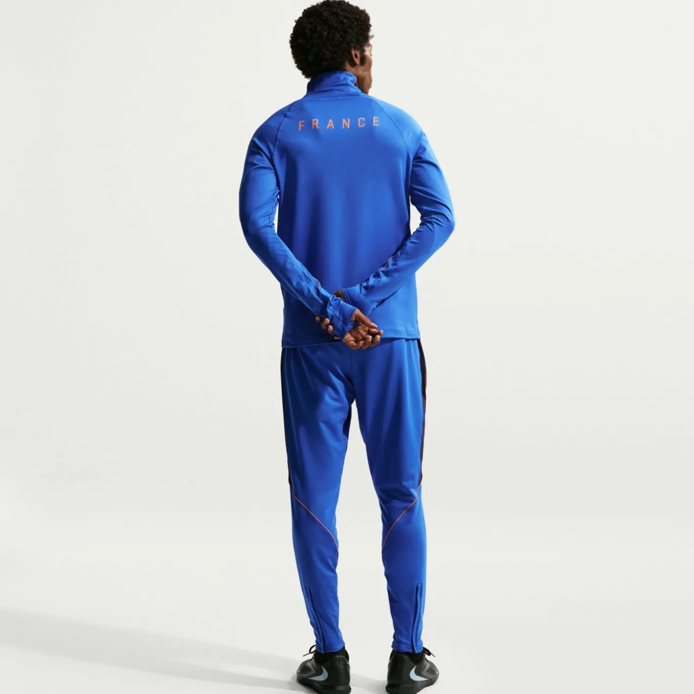 Nike Frankrijk Strike Trainingstrui 1/4-Zip 2026-2028 Blauw Brons